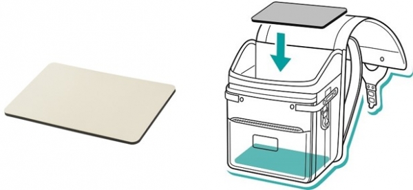 クッション付き底板付属