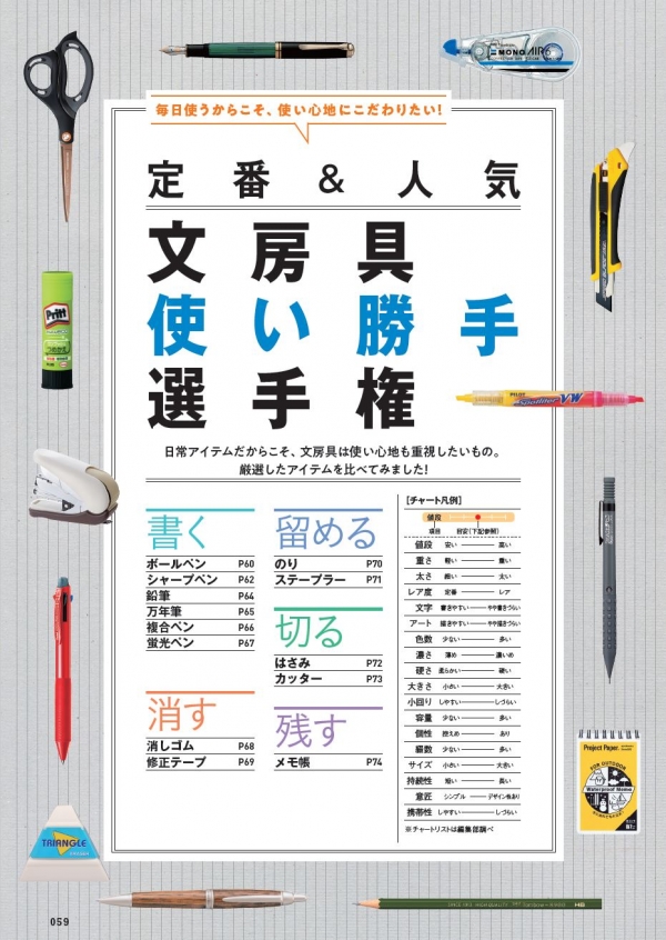 『おとなが愉しむ 文房具の世界2022-2023』（ぴあ）