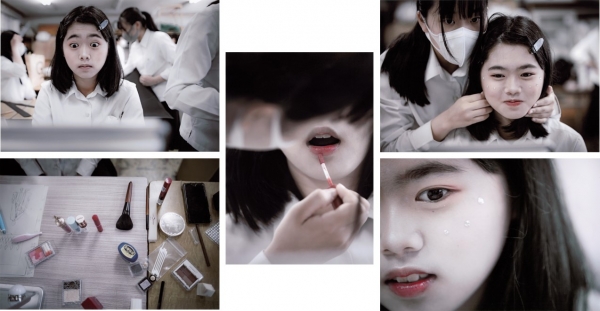 人物部門・ゴールド賞『人生　初メイク』藤井孝美（山口県）