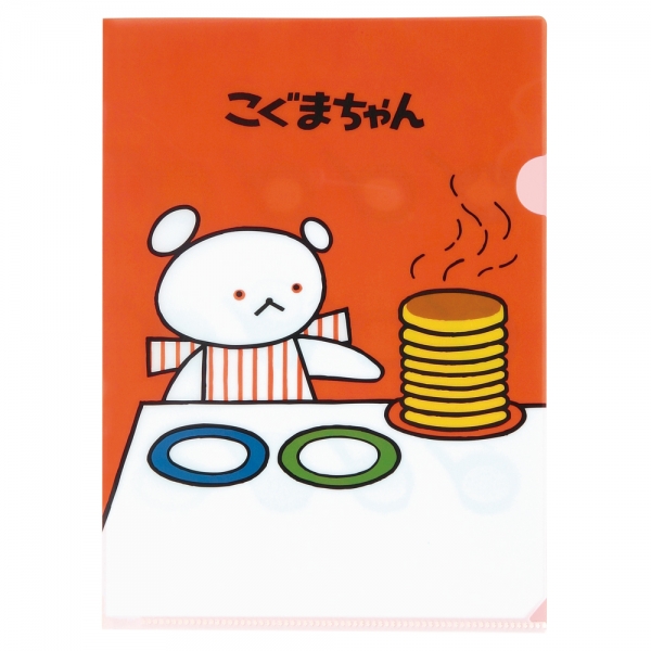 【A5ファイル】（ホットケーキ） 何かと便利なファイル。A5サイズなので、バッグの中の整理にお役立ちです。