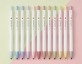 ゼブラ、キャップがなくても乾かないノック式水性カラーペン「クリッカート」優しい色合いの新色登場