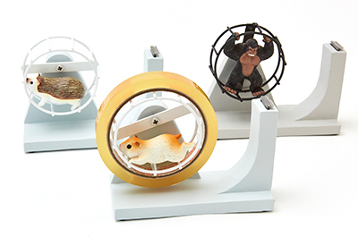 ＜準大賞＞テープを引き出すと動物が回転する「テープディスペンサー」セトクラフト