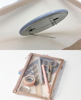 Kept マルチ収納ファイルA5用リフィル　メッシュポーチ　700円（税込770円）