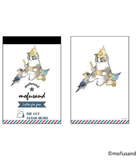 ■ダイカットメモ　(4)お手紙にゃん