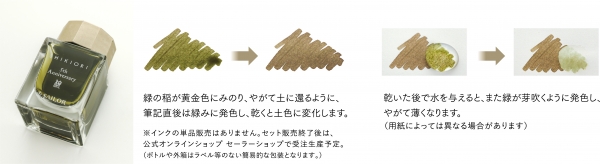 [ 万年筆用ボトルインク 20ml ] インク色：穣