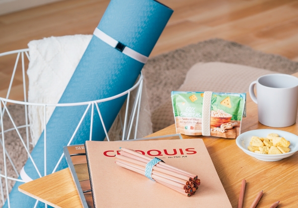 ヨガマットや袋の封留めに