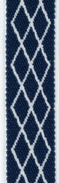 アーガイル柄 ダークブルー