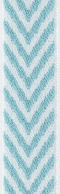 ヘリンボーン柄 ライトブルー