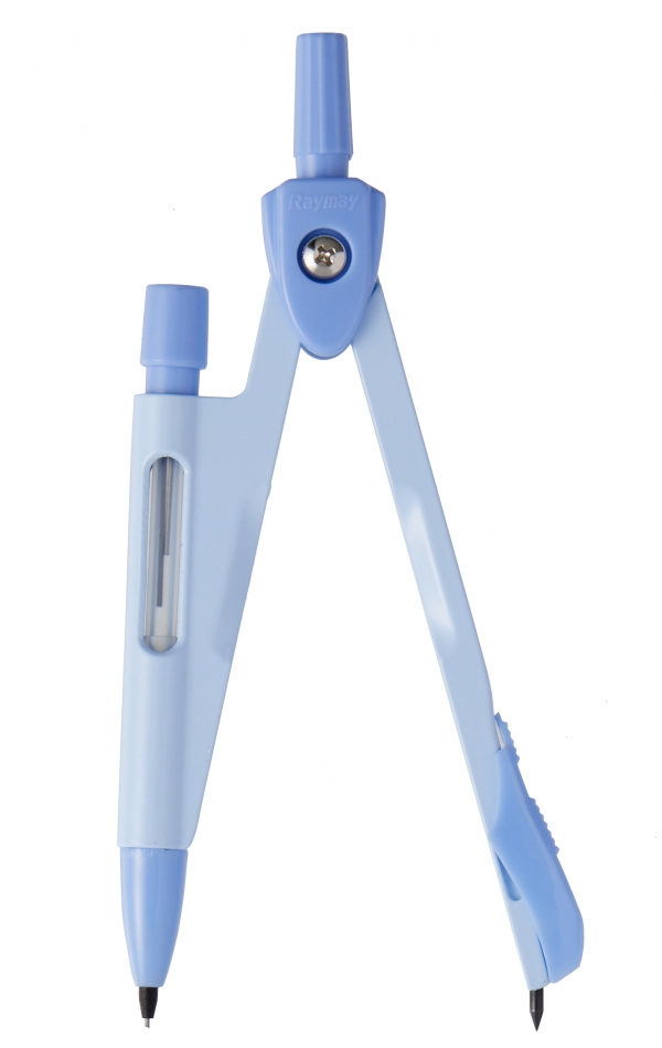 シャープコンパス替え芯付き（ブルー）