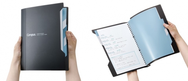 ワンアクションでインデックスにアクセスできる表紙