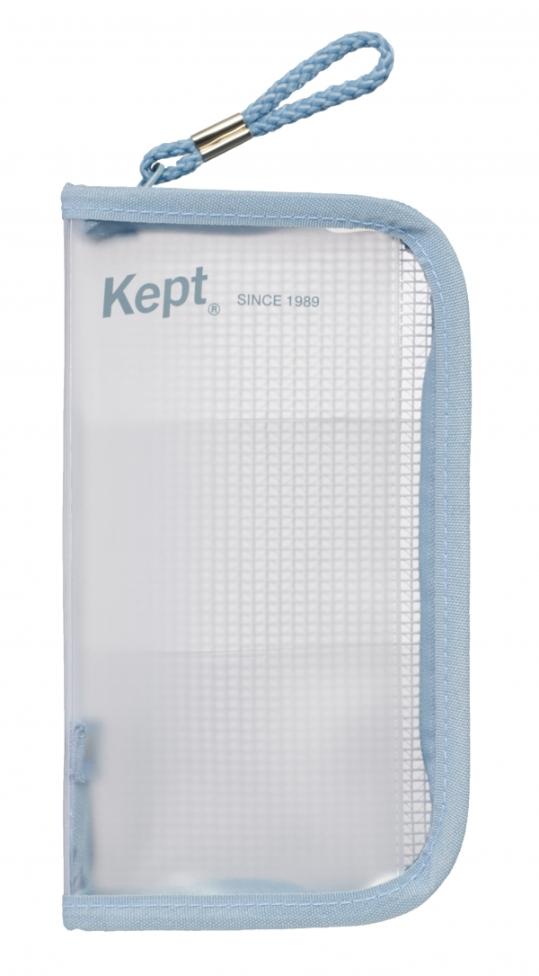 「Kept フェイブペンケース」ブルーグレー