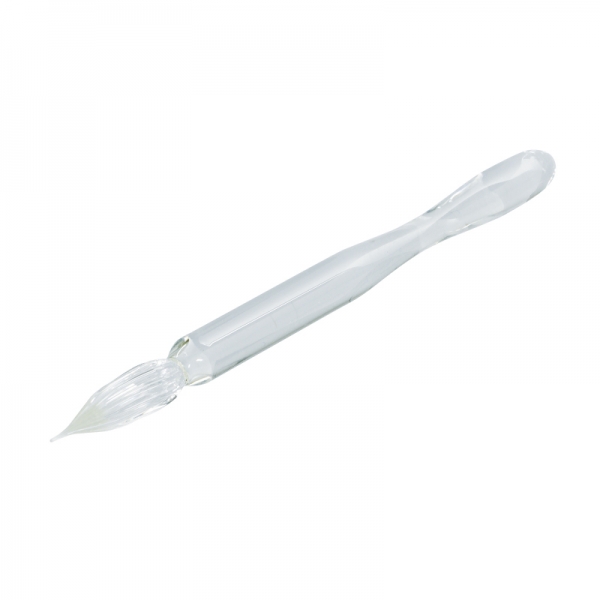 毎日使いたいガラスペン BRIDE ・サイズ：幅10・奥10・高さ130(mm) ・材質：耐熱ガラス ・価格：7,700円（税込）