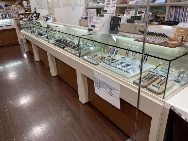 高級筆記具コーナー