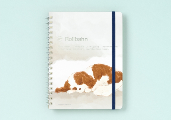 ロントゥモン ロルバーン ポケット付メモ L アニマル