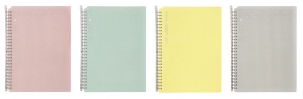 （左から）トープローズ、フラジャイルミント、ムーンライム、グレイッシュフォグ（限定色）