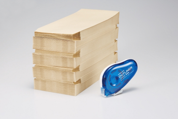 長形3号封筒、約400枚を封とじ可能