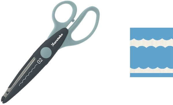 クラフトはさみ　CRAFT SCISSORS/02SEMICIRCLE