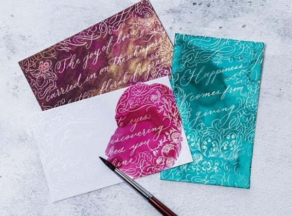 インクを楽しむ紙類も充実