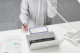 ■PC前やデスクの空きスペースに置いてサッとメモ！