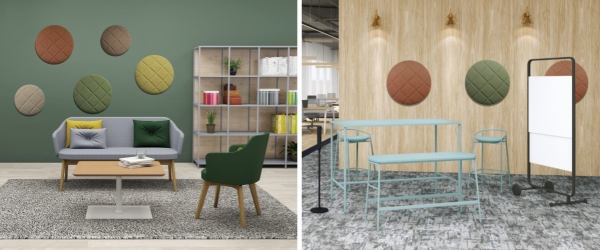 １．空間を彩るデザインで、コミュニケーションを豊かに