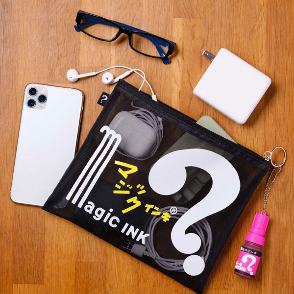 中身が見えるメッシュ素材！お気に入りを「見せて」収納♪