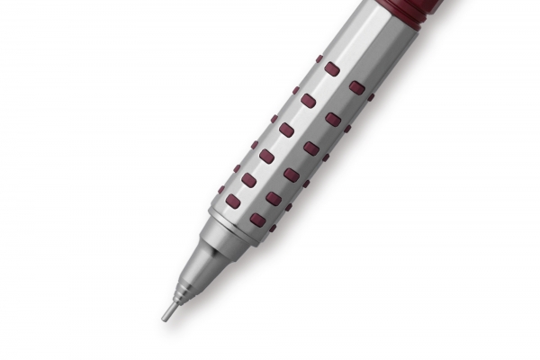 3．しっかり握れるラバー付き金属グリップ