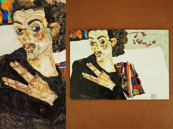 ■エゴン・シーレ「自画像」