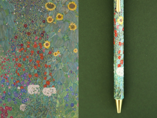 ■クリムト「ひまわりの咲く農家の庭」