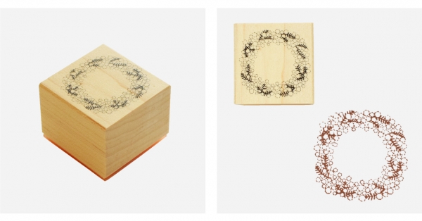 ミモザのリース柄スタンプも数量限定で新発売！