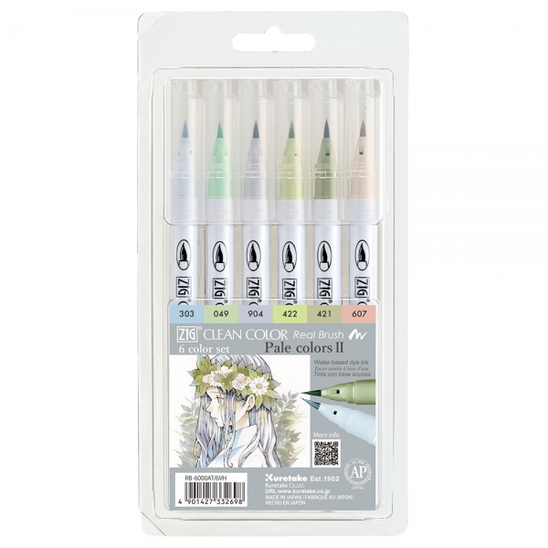 ■ペールカラーⅡ・6V グリーンを中心とした寒色系の組み合わせ