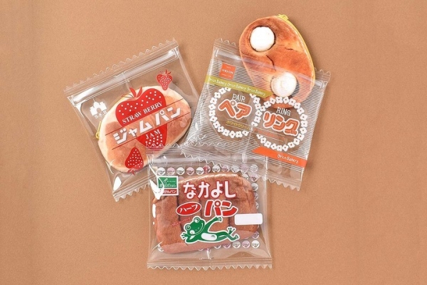 パン入りパッケージポーチ（ジャムパン、ペアリング、なかよしパンハーフ）