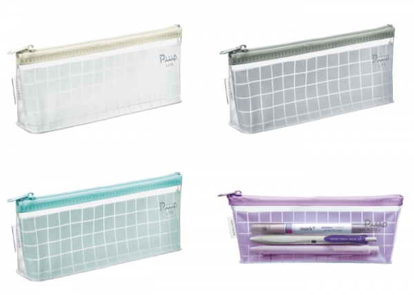 スリムタイプ　（上段左から）ミルキーホワイト、フォギーグレー、（下段左から）アイシーブルー、ラベンダー