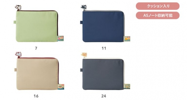 フラットペンポーチ