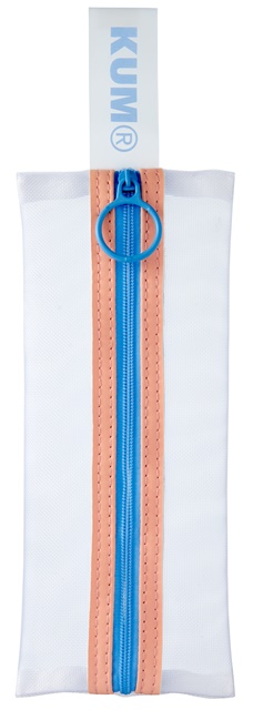 「KUM メッシュペンケース」ブルー