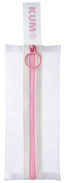 「KUM メッシュペンケース」ピンク