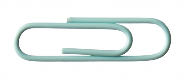 ゼムクリップ：グリーン