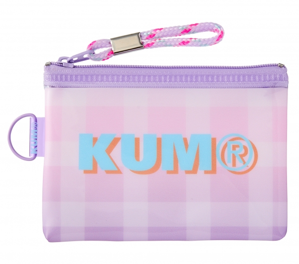 「KUM クリップポーチ」ピンク