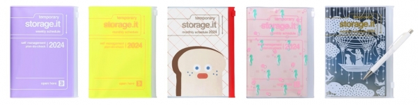多彩なデザインのストレージイット ダイアリー