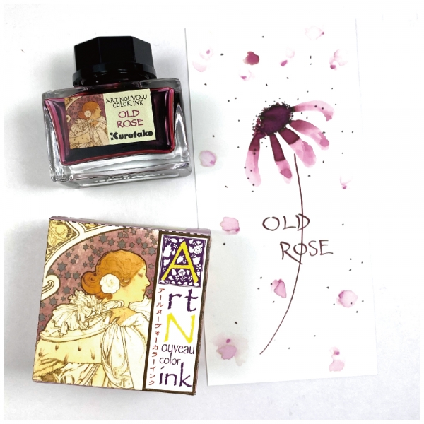 【OLD ROSE／オールドローズ】イメージ作品：「Lady with Camellias／椿姫」(アルフォンス・ミュシャ、1896年制作)