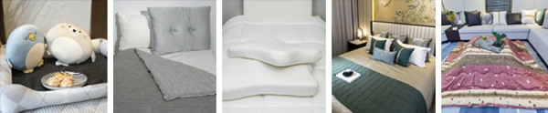 QINGDAO CANAAN HOME FASHION PRODUCTS CO., LTD 出展商品：寝具、毛布、綿毛布、絨毯、カーテン、クッションなど