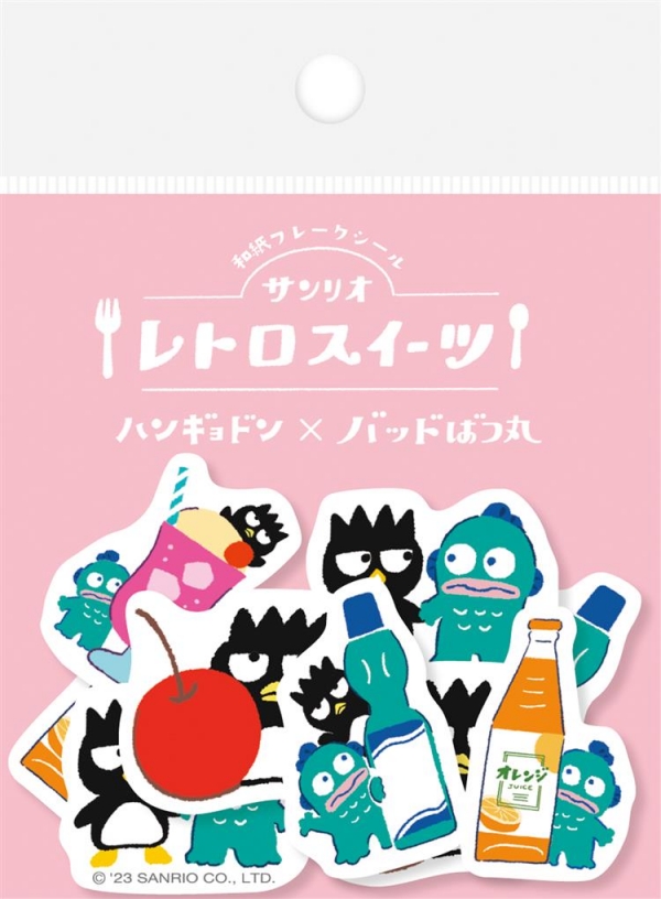 フレークシール ハンギョドン・バッドばつ丸