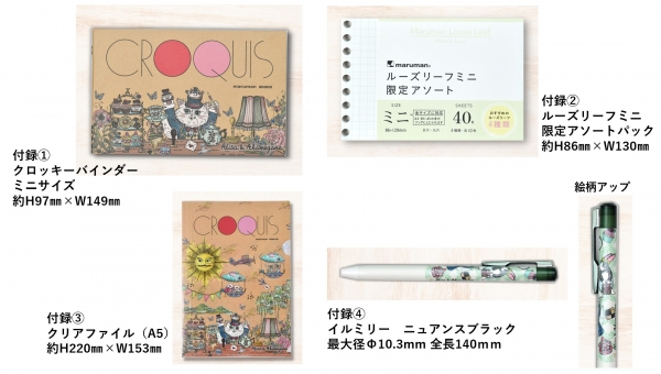 本誌限定特典4大付録紹介 