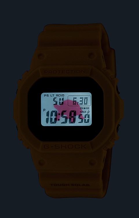 GW-B5600CD-9  ライト点灯時