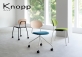 ライオン事務器『カジュアルワークチェアー＜Knopp（クノップ）＞』 新発売 ～ワークスタイルに、軽やかにフィット。～