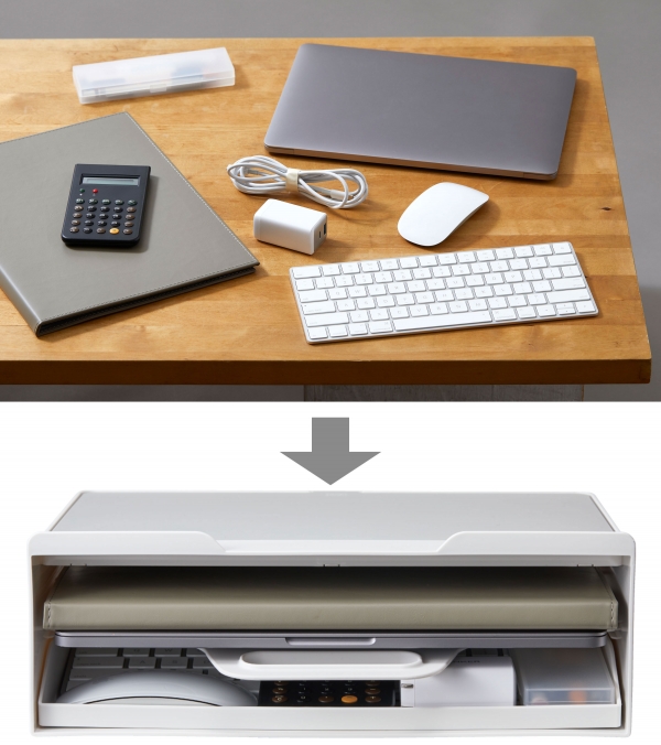 ・ワークツールをひとまとめに収納