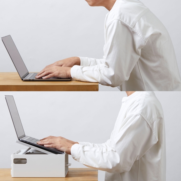 ・4段階で高さ調節可能