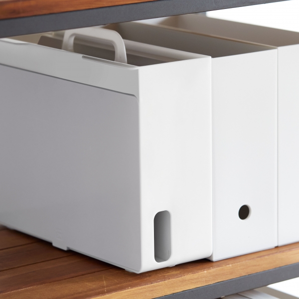 ・棚やロッカーに収納しやすい