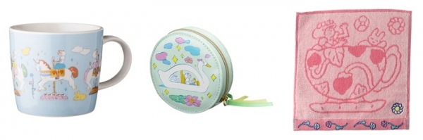 ほっとひと息つく時に使いたいマグカップや丸ポーチなどの雑貨