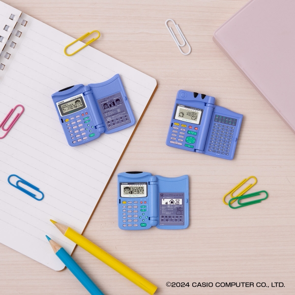 『CASIO 電子手帳コレクション』（1回300 円・税10％込、全6種） 2024年3月29日(金)よりガシャポンオンラインにて予約開始