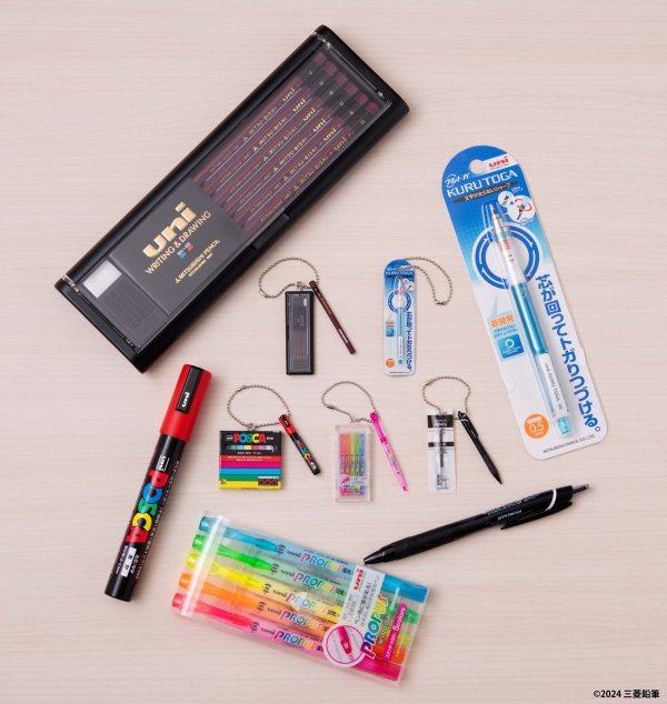 「uni MITSUBISHI PENCIL ミニチュアチャーム」